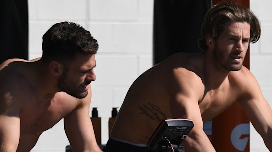 Stephen Coniglio and Callan Ward.