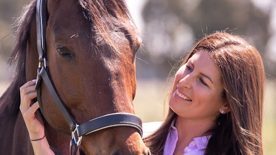 Nikki Cook has found new homes for about 300 ex-racehorses this year.