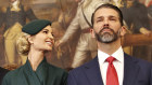 Donald Trump jnr and Ivanka Trump before his father’s inauguration ceremony in January.