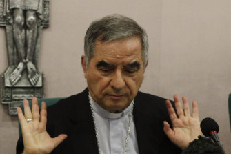 Giovanni Becciu says he categorically denies "interfering in any way in the trial of Cardinal Pell”.
