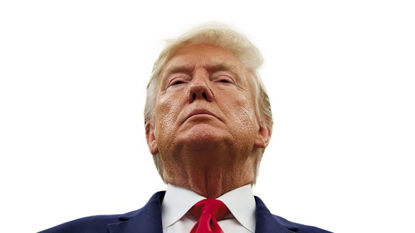 Has described himself as the chosen one: Donald Trump.