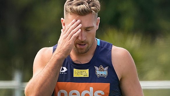 Gold Coast player Bryce Cartwright is resisting the flu shot.
