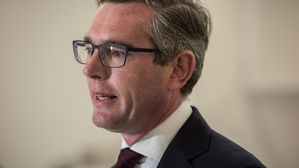 NSW Treasurer Dominic Perrottet ... the icare scandal swamps his office.
