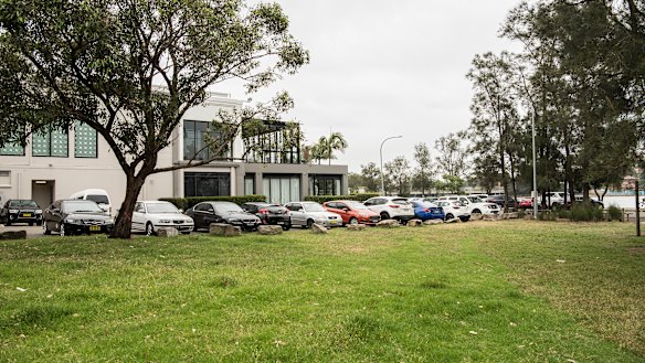The skate park would exist on the grassed area next to the function site. 