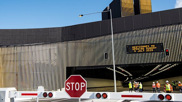 WestConnex workers are carrying out final preparations ahead of Sunday's opening of the M8.