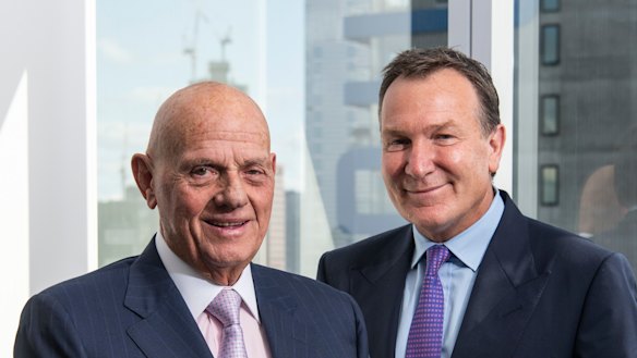 Retail's dynamic duo - soon to part ways.