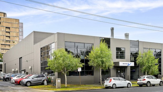 A warehouse at 269 Williamstown Road, Port Melbourne, is being offered for sale with vacant possession.