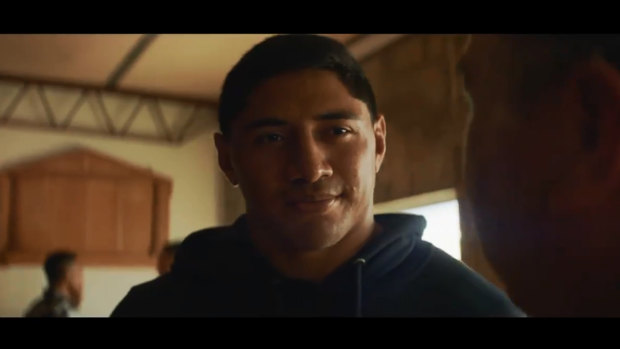 New day: North Queensland's Jason Taumalolo in the NRL's promotional video.