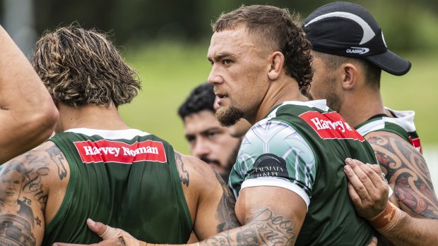 James Fisher-Harris with the Maori All Stars.