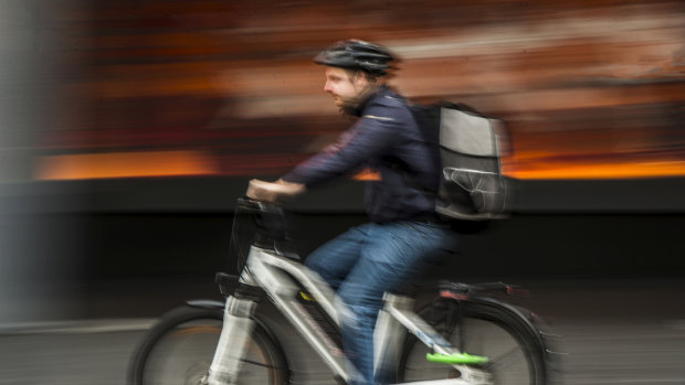 Common traumatic injuries among food delivery riders including being struck by opening car doors and vehicles.