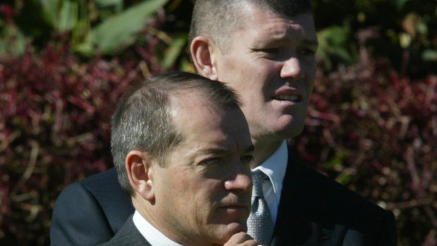 Compromised view: James Packer and Crown's executive chairman, John Alexander.