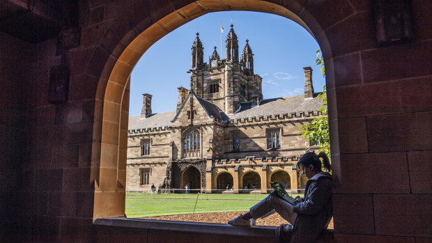 The University of Sydney is putting in place online study options for its Chinese students.