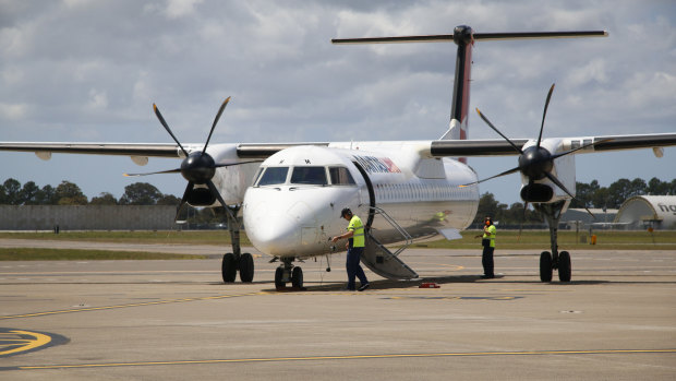 Turboprops have been flying outside approved flight paths in and out of Brisbane Airport.