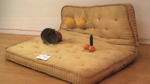 A stand-in for sex in all its comic absurdity: <i>Au Natural</i> sculpture by Sarah Lucas, 1999.