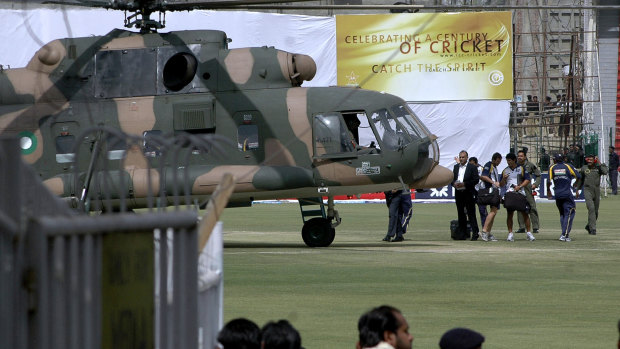 Sri Lanka bailing out of Pakistan in 2009.