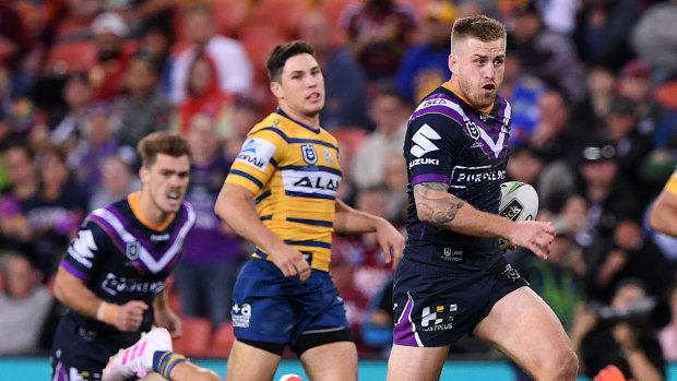 Another one: Cameron Munster runs unopposed to the try line.