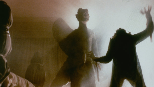 The demon takes the form of an ancient Mesopotamian statue in The Exorcist.