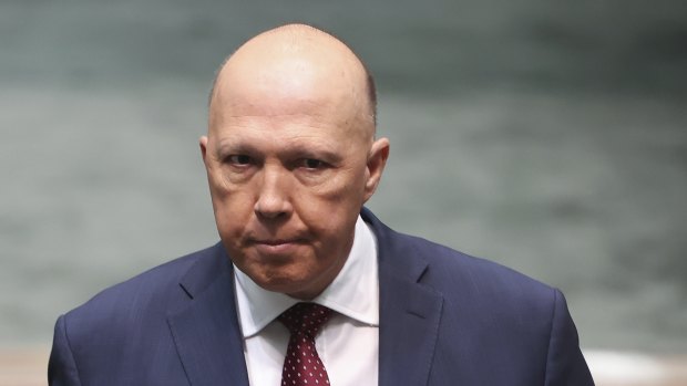 No response: the Minister for Home Affairs, Peter Dutton.
