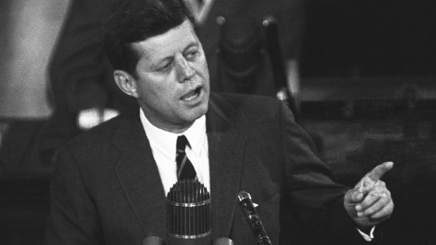 US President John F Kennedy in 1961: "I believe this nation should commit itself to achieving the goal, before the decade is out, of landing a man on the moon and returning him safely to Earth."