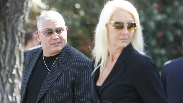 Looking over your shoulder. Mick Gatto with Nicola Gobbo.
