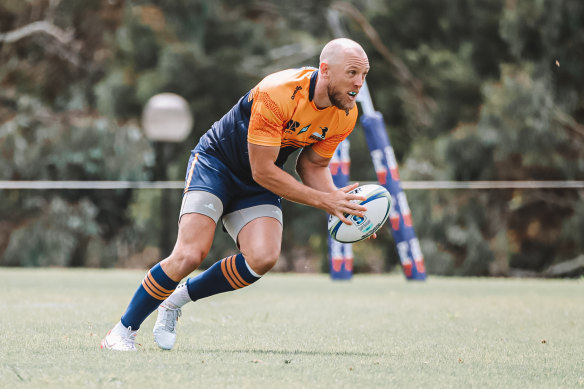 Jesse Mogg back with the Brumbies, 2022.