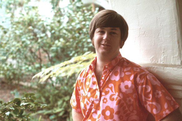 The late Brian Wilson in 1968.