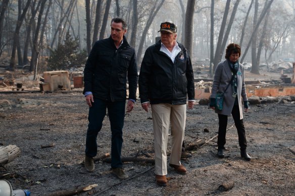 US President Donald Trump said mismanagement of state forests was to blame for California's deadly 2018 wildfires. 