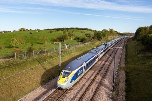 Eurostar aims to run entirely on renewable energy by 2030.