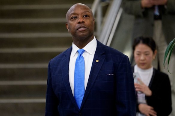 Republican Senator Tim Scott said the post was “the most racist thing I’ve seen out of this White House”.