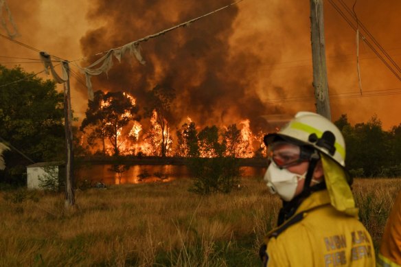 Climate change is predicted to cause more bushfires.