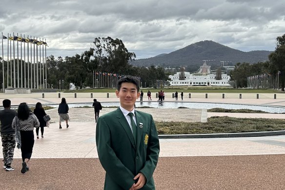 Shore student George Chen competed at the “science Olympics” in Switzerland this year.