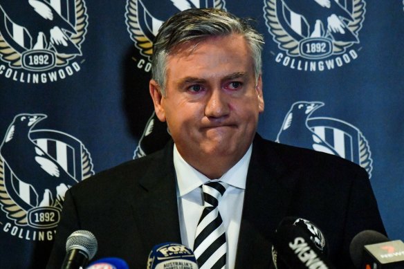 Former Collingwood president Eddie McGuire.