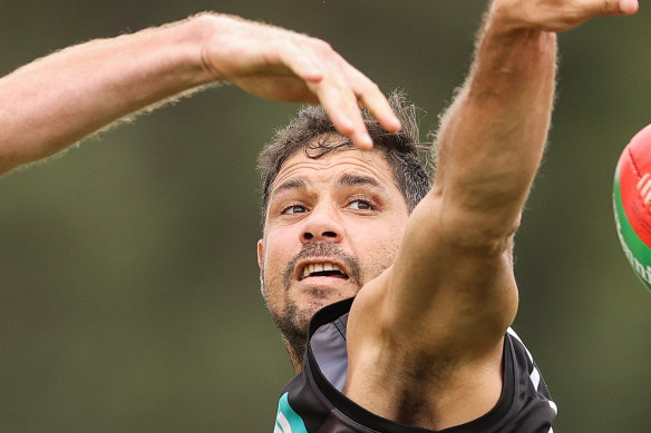 St Kilda ruckman Paddy Ryder.