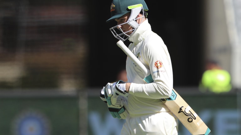 Questions: Peter Handscomb's position in Australia's Test XI is in peril.