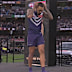 Shai Bolton took his medal off immediately.