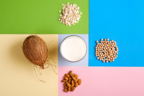 Alternative milks can be made from coconut, oats, soy beans, almonds and more.