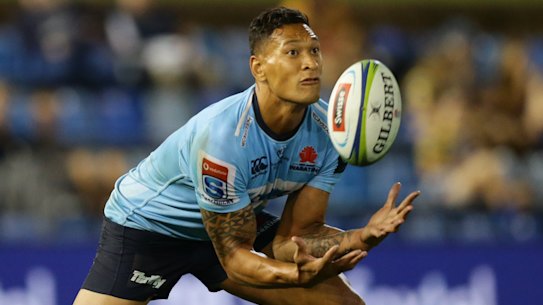 Israel Folau has his eyes on the prize in the second half of the season with the Waratahs.