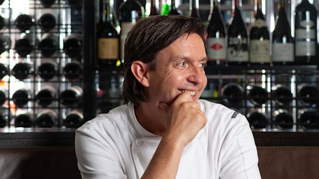 Andrew McConnell pictured at his CBD restaurant Supernormal.