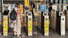 Ticketing gates at Melbourne’s Southern Cross Station.