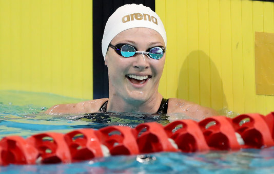 Cate Campbell added the women's 50m freestyle to her medals on Wednesday night.