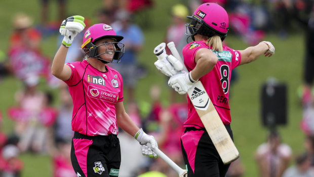 Dynamic duo: Alyssa Healy and Ellyse Perry headline a formidable Sixers line-up.