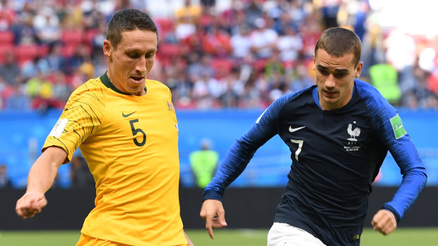 Rude return: Mark Milligan impressed against some big names in Russia but now faces an uncertain future.