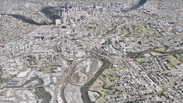 Queensland Rail’s Mayne Yards facility at Bowen Hills.
