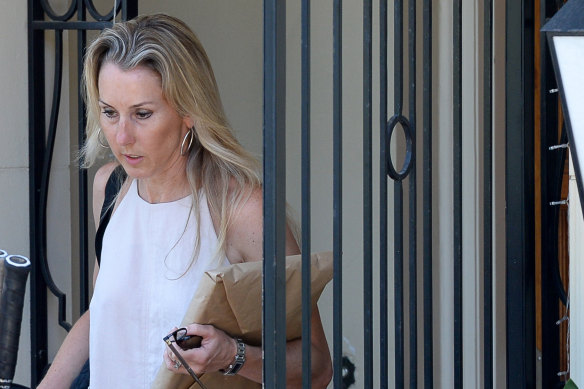 Tania Hird, leaving her home in 2017.