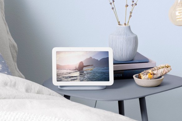 The new Nest Hub is designed for your bedside table.