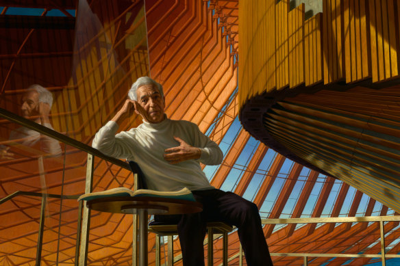 Ralph Heiman's portrait of legendary Sydney Symphony Orchestra conductor Vladimir Ashkenazy.