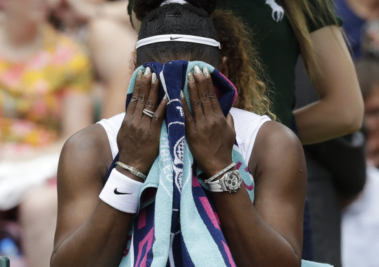 Serena Williams has lost her past four grand slam singles deciders.