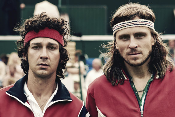 The McEnroe/Borg Wimbledon rivalry was dramatised in a 2017 movie with Sverrir Gudnason and Shia LaBeouf.