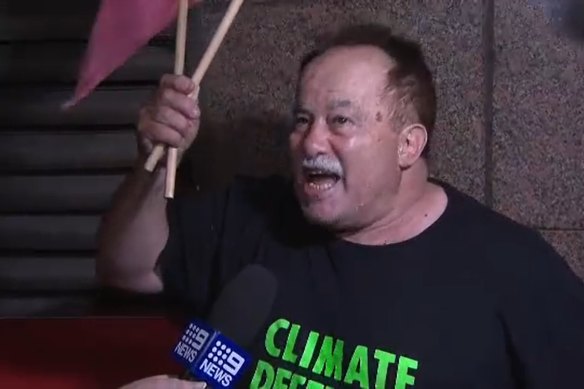 Extinction Rebellion protester Joseph Zammit was bailed on Tuesday.