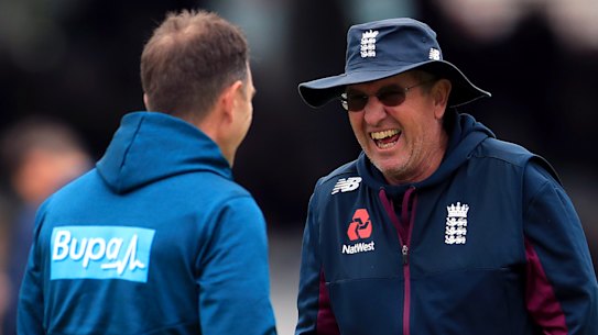 Former England coach (right) Trevor Bayliss has signed with Sydney Thunder.